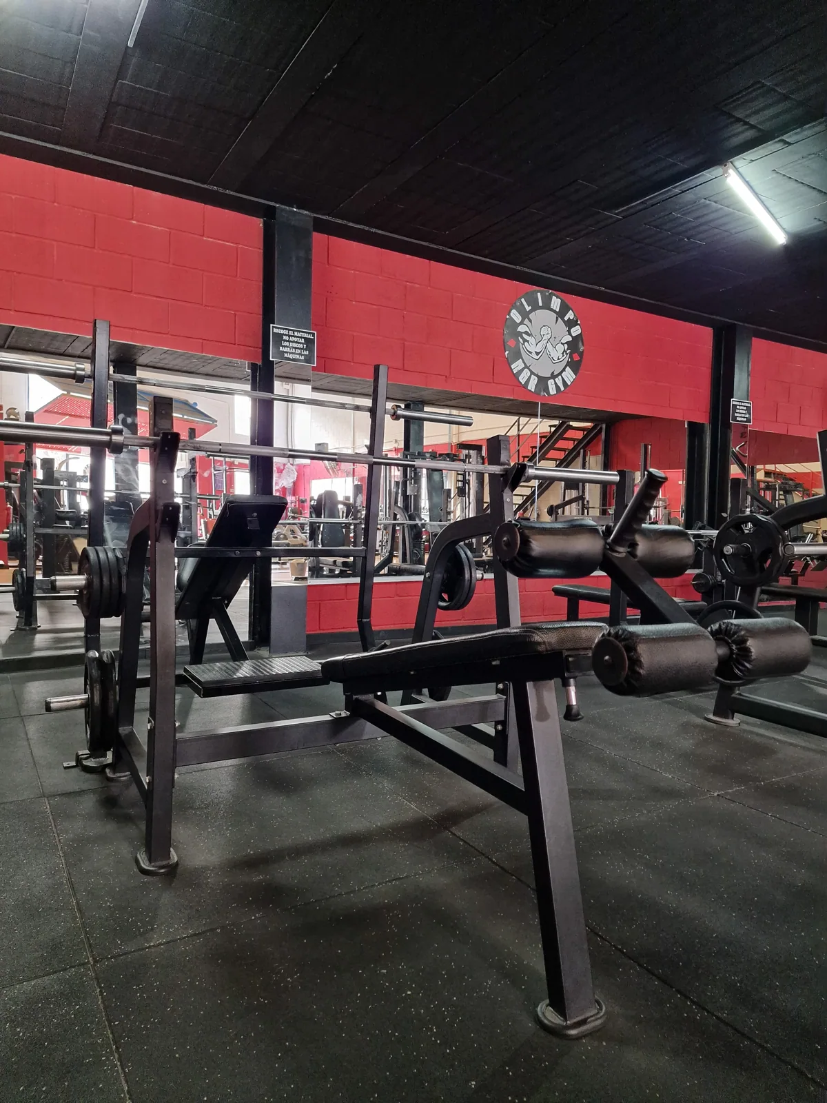 Bancos y máquinas de musculación de Olimpo